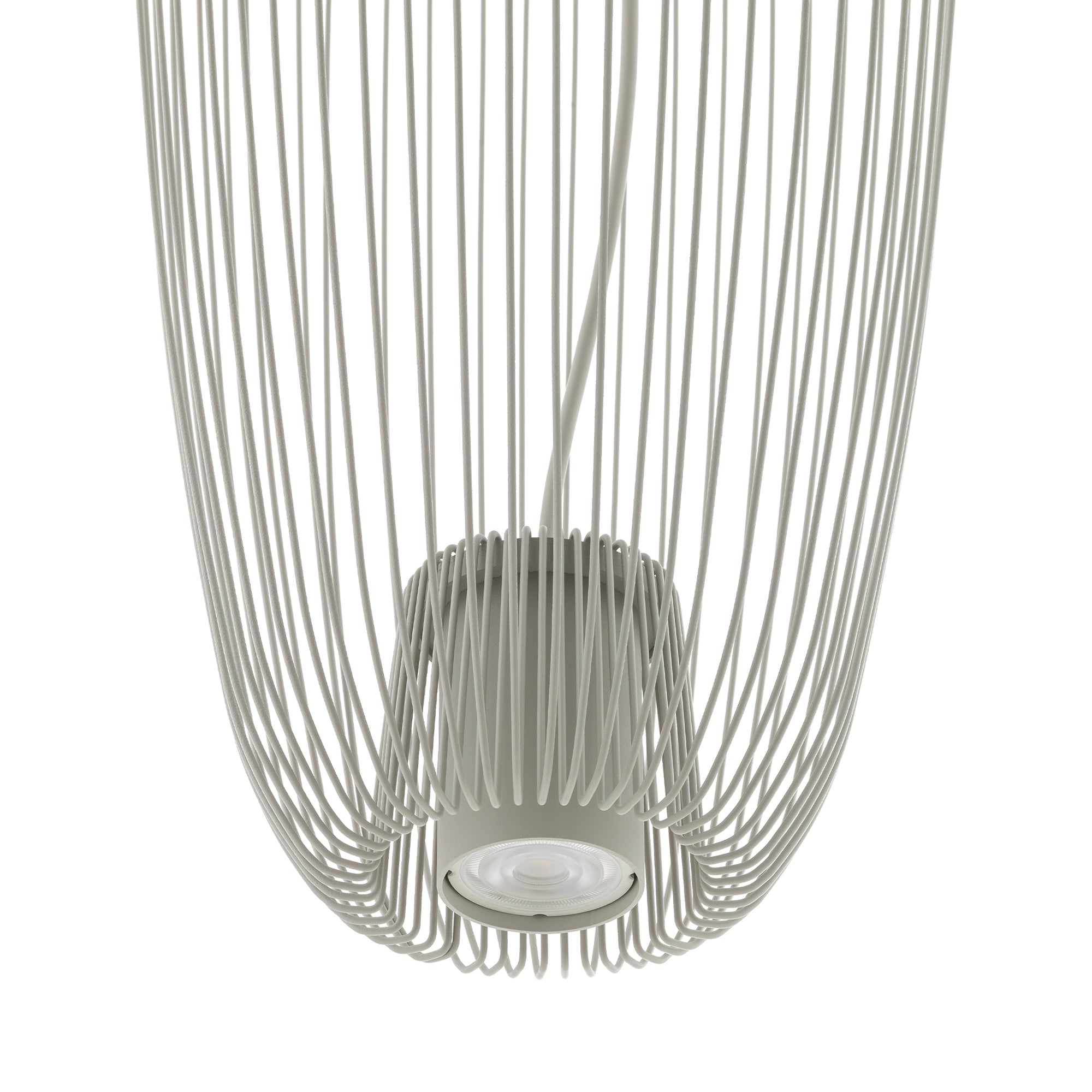 Nowodvorski Lampa wisząca PUMPKIN S 10W only LED 50/60Hz - Stal lakierowana - Silk gray