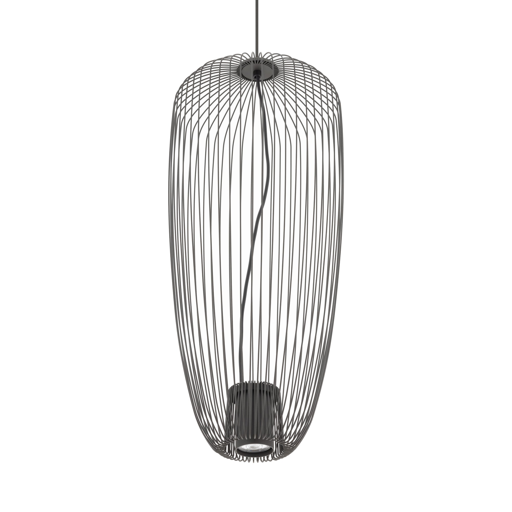 Nowodvorski Lampa wisząca PUMPKIN S 10W only LED 50/60Hz - Stal lakierowana - Umbra gray