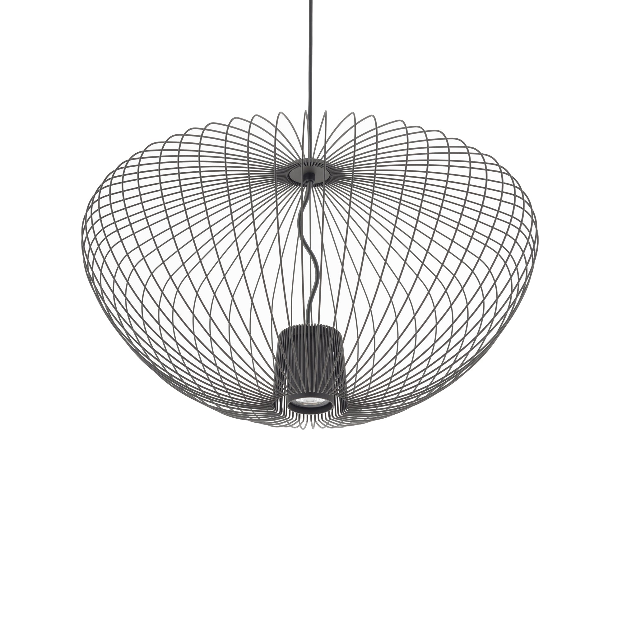 Nowodvorski Lampa wisząca PUMPKIN M 10W only LED 50/60Hz - Stal lakierowana - Umbra gray