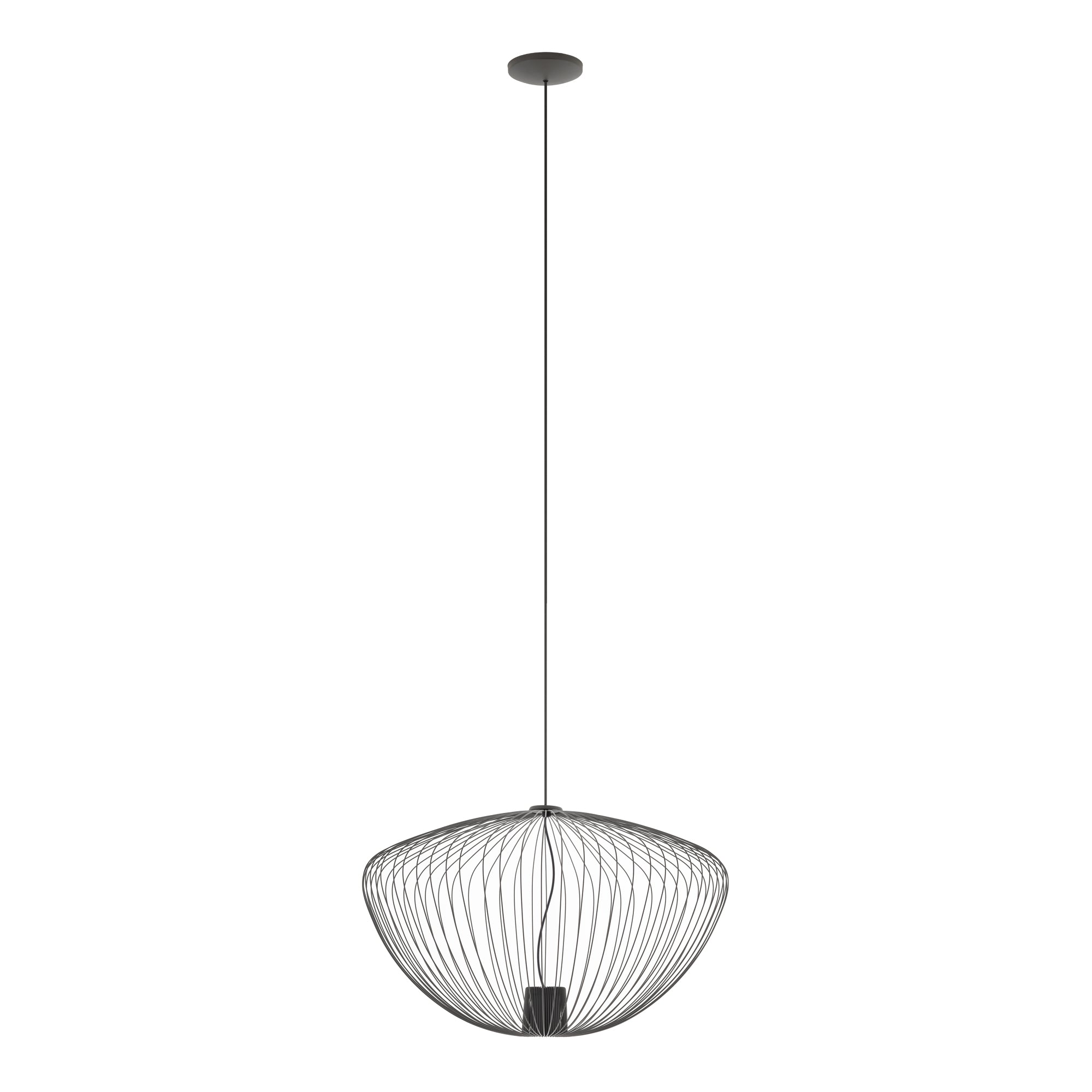 Nowodvorski Lampa wisząca PUMPKIN M 10W only LED 50/60Hz - Stal lakierowana - Umbra gray