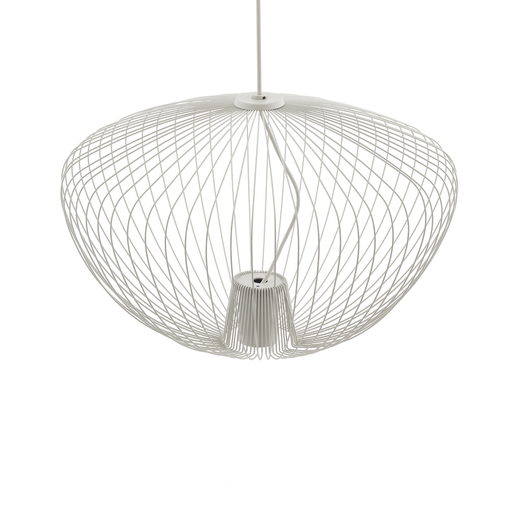 Nowodvorski Lampa wisząca PUMPKIN L 10W only LED 50/60Hz - Stal lakierowana - Silk gray