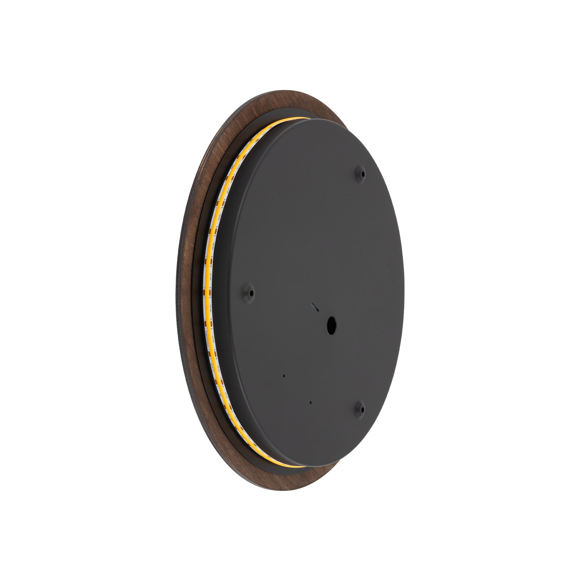 Nowodvorski Kinkiet RING TIMBER LED L 13W 50/60Hz - Sklejka - Ciemne drewno