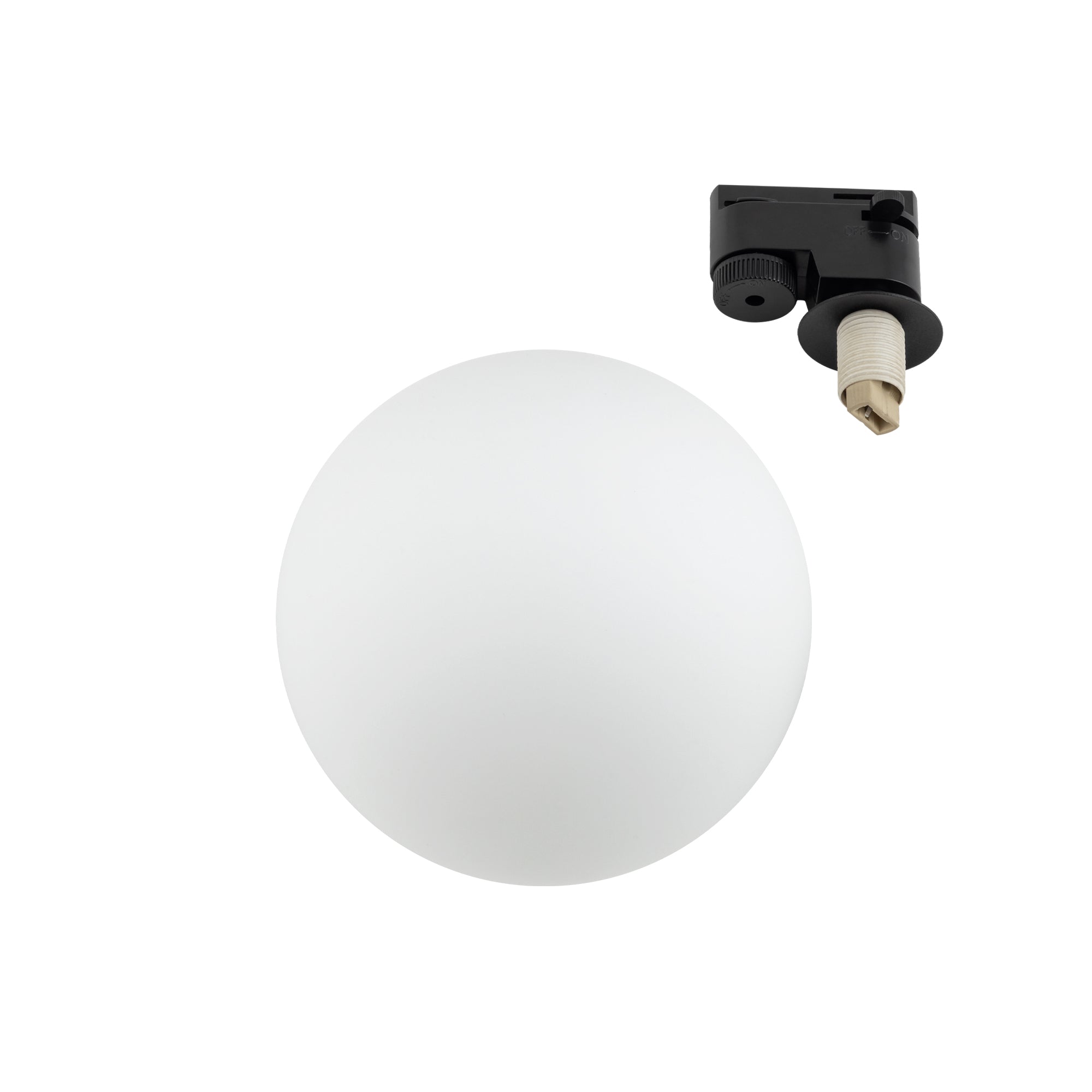 Nowodvorski System szynowy PROFILE SNOWBALL 1-obwodowy Profile Lampa 12W only LED - Tworzywo sztuczne PC - Czarny II