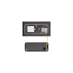 Nowodvorski Lampa ścienna natynkowa SEMI LED M 2x5W 50/60Hz IP54 - Aluminium lakierowane - Czarny