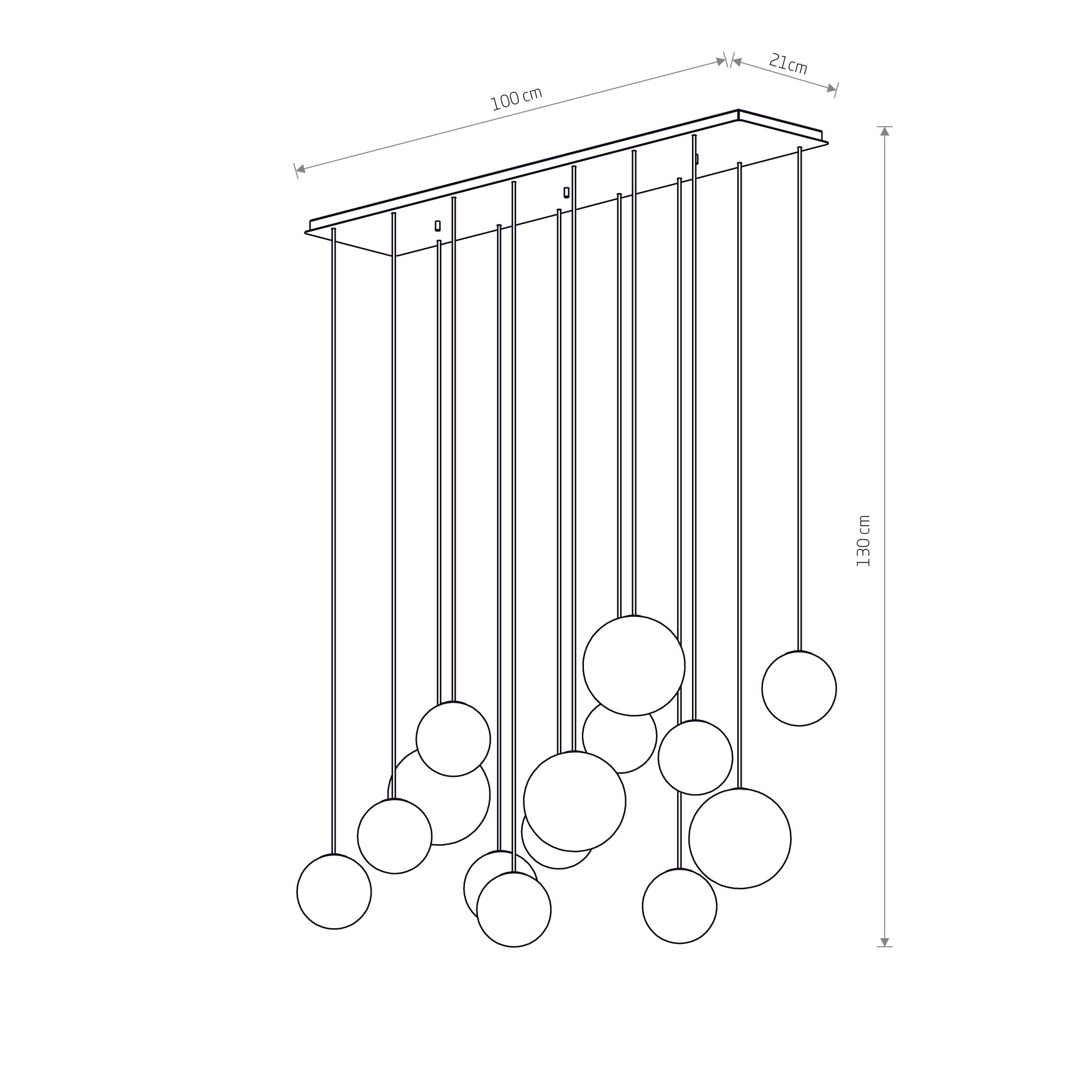 Nowodvorski Lampa wisząca SNOWBALL 12W only LED 50/60Hz - Stal lakierowana - Czarny