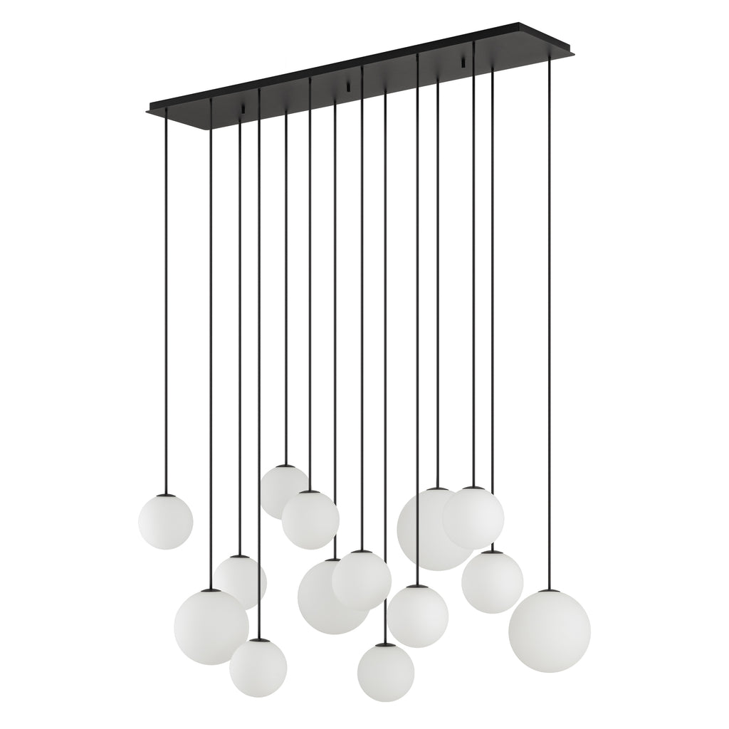 Nowodvorski Lampa wisząca SNOWBALL 12W only LED 50/60Hz - Stal lakierowana - Czarny