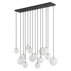 Nowodvorski Lampa wisząca SNOWBALL 12W only LED 50/60Hz - Stal lakierowana - Czarny