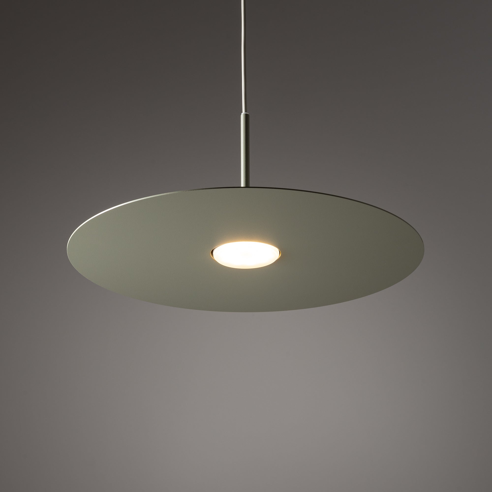 Nowodvorski Lampa wisząca SIMONE 12W only LED 50/60Hz - Stal lakierowana - Sage green