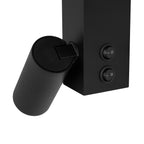 Nowodvorski Kinkiet regulowany z włącznikiem EASY LED RIGHT 1x10W only LED, 1x11W LED 50/60Hz - Aluminium - Czarny