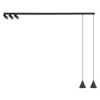 Nowodvorski Lampa przysufitowa FOURTY 10W only LED 50/60Hz - Aluminium lakierowane - Czarny