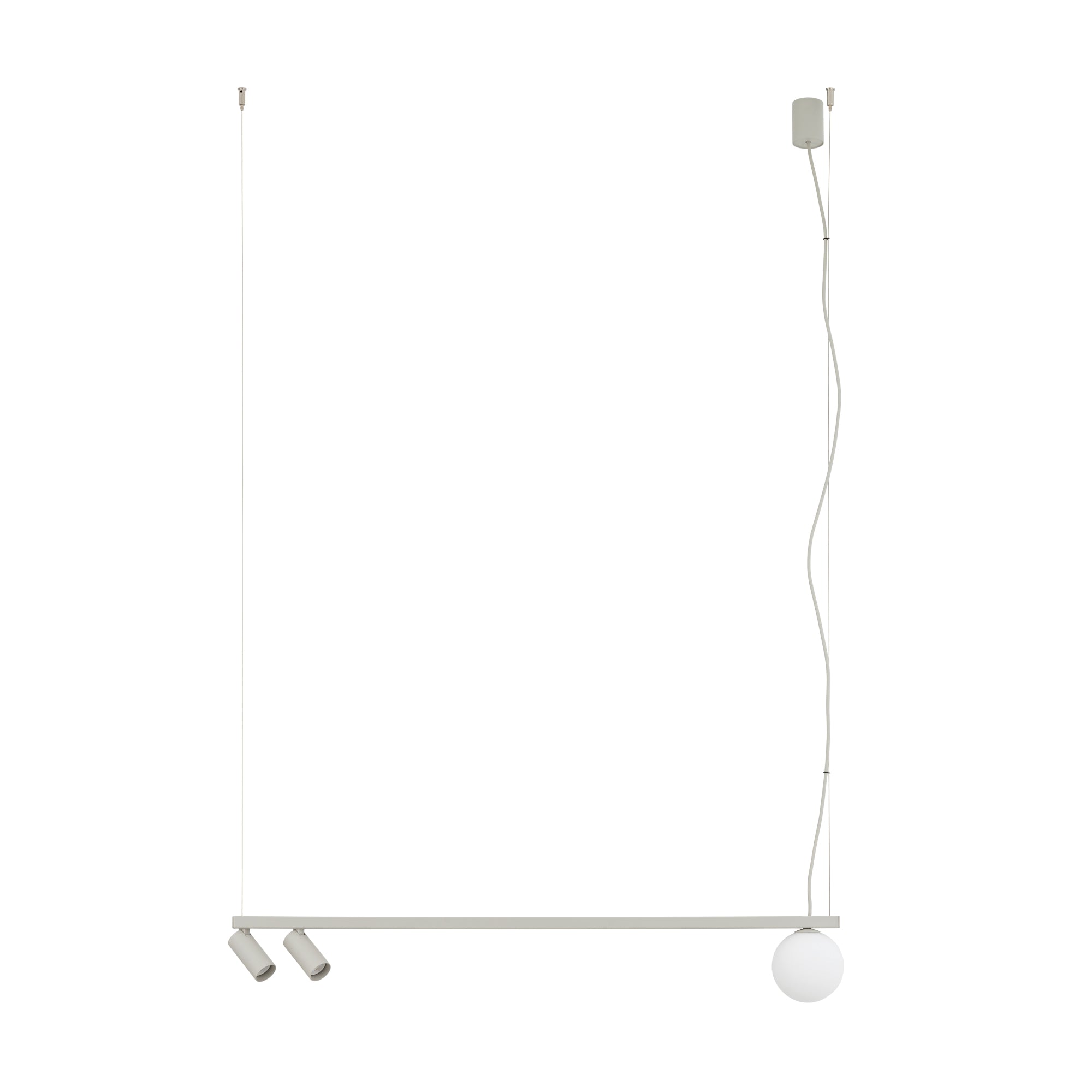 Nowodvorski Lampa wisząca FOURTY 10W only LED 50/60Hz - Aluminium lakierowane - Silk gray