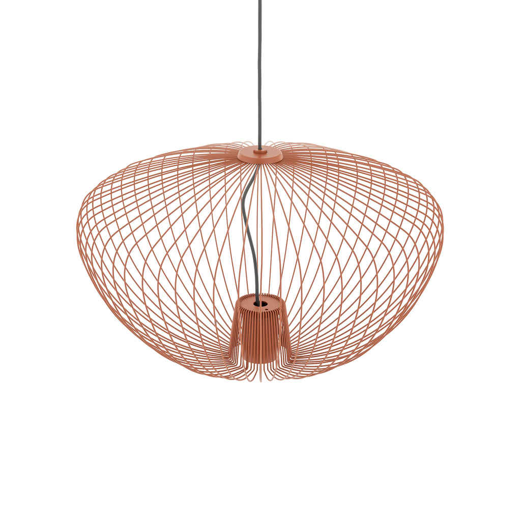 Nowodvorski Lampa wisząca PUMPKIN M 10W only LED 50/60Hz - Stal lakierowana - Terracotta