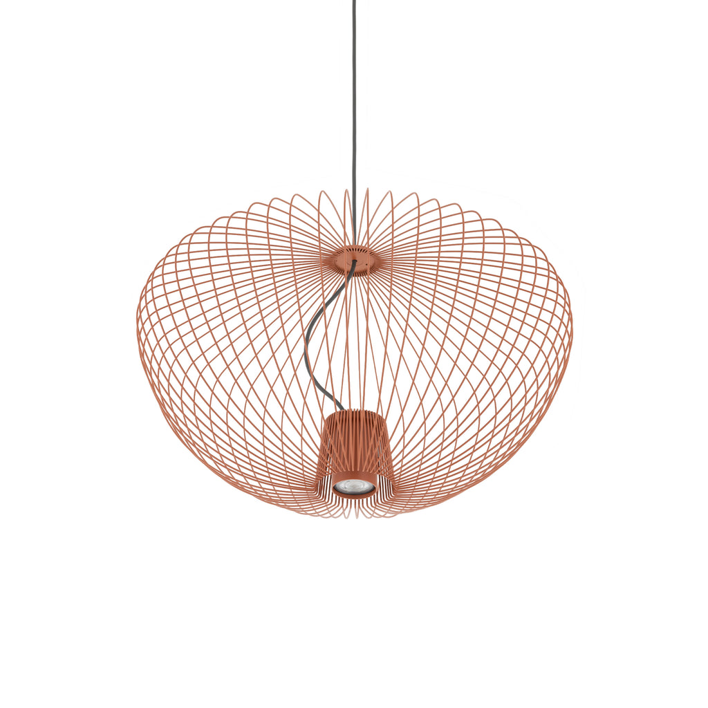 Nowodvorski Lampa wisząca PUMPKIN M 10W only LED 50/60Hz - Stal lakierowana - Terracotta