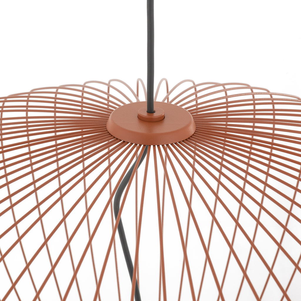 Nowodvorski Lampa wisząca PUMPKIN M 10W only LED 50/60Hz - Stal lakierowana - Terracotta