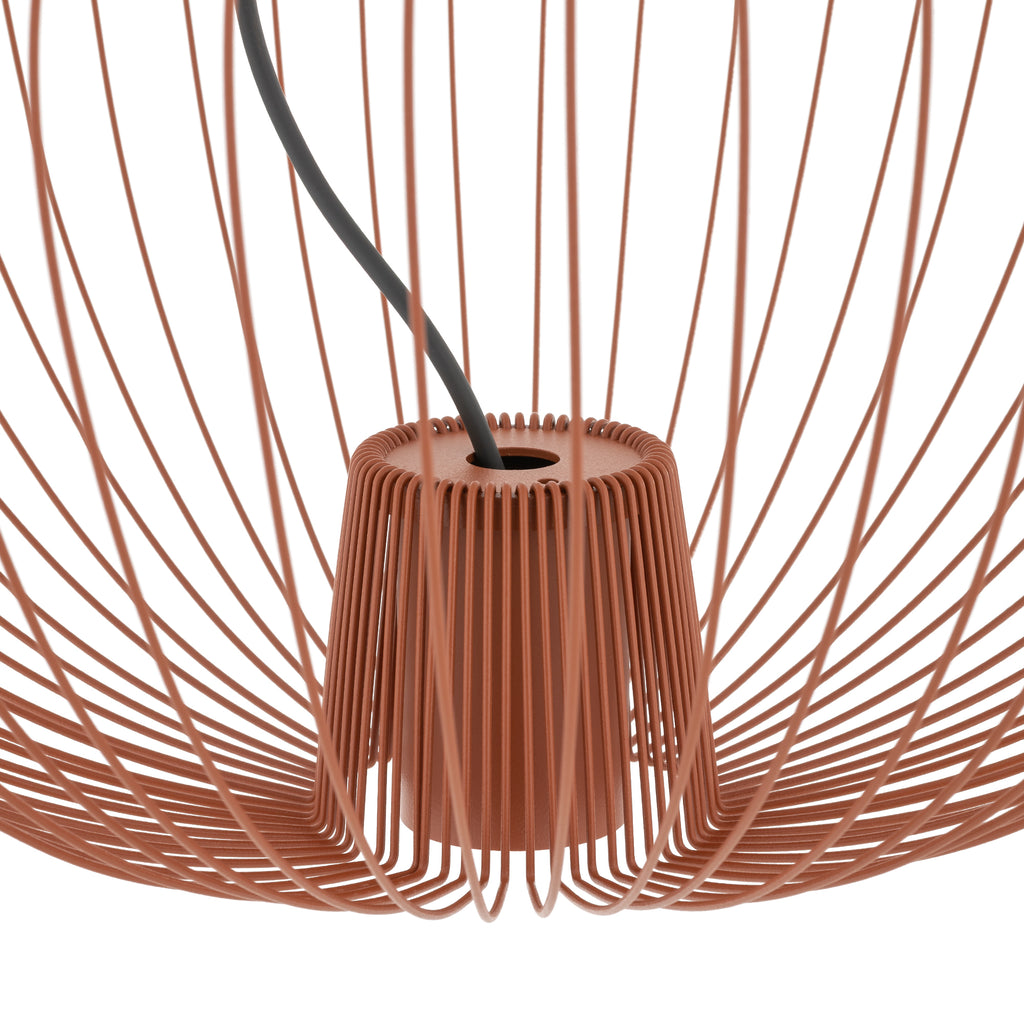 Nowodvorski Lampa wisząca PUMPKIN M 10W only LED 50/60Hz - Stal lakierowana - Terracotta