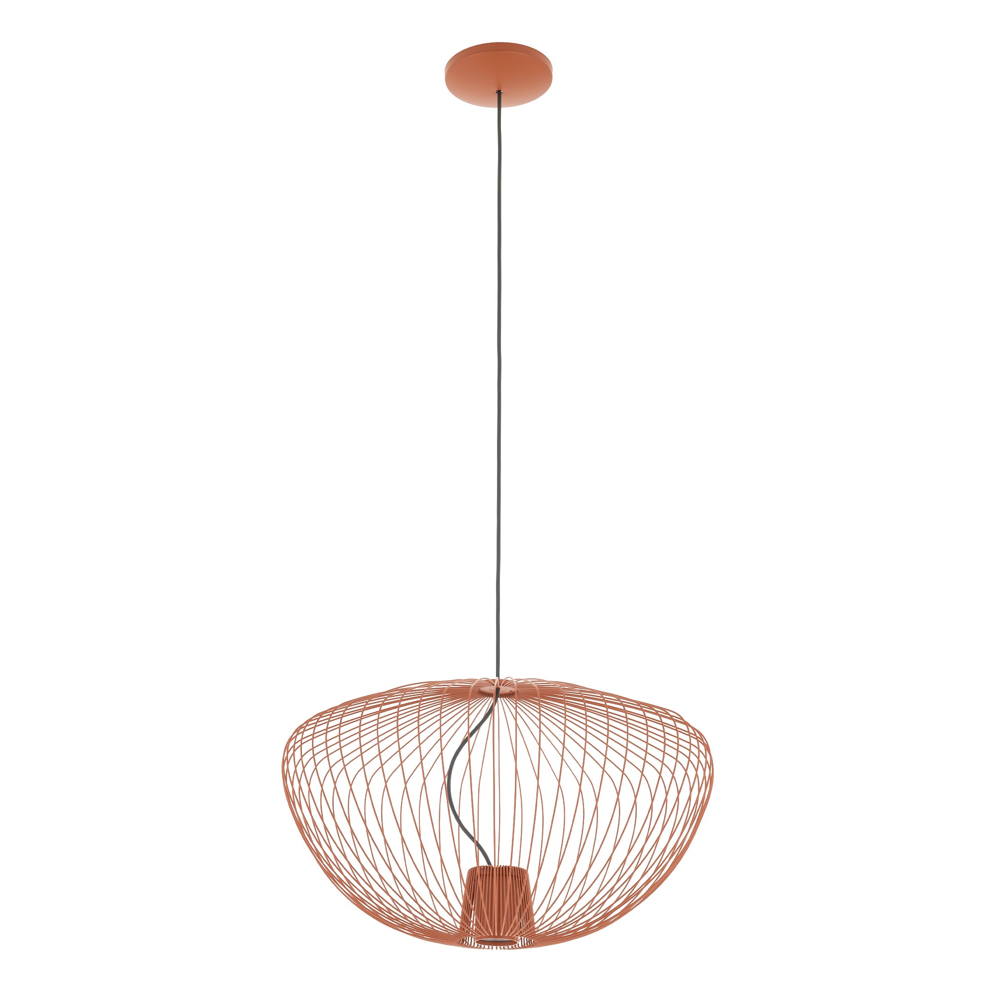 Nowodvorski Lampa wisząca PUMPKIN M 10W only LED 50/60Hz - Stal lakierowana - Terracotta