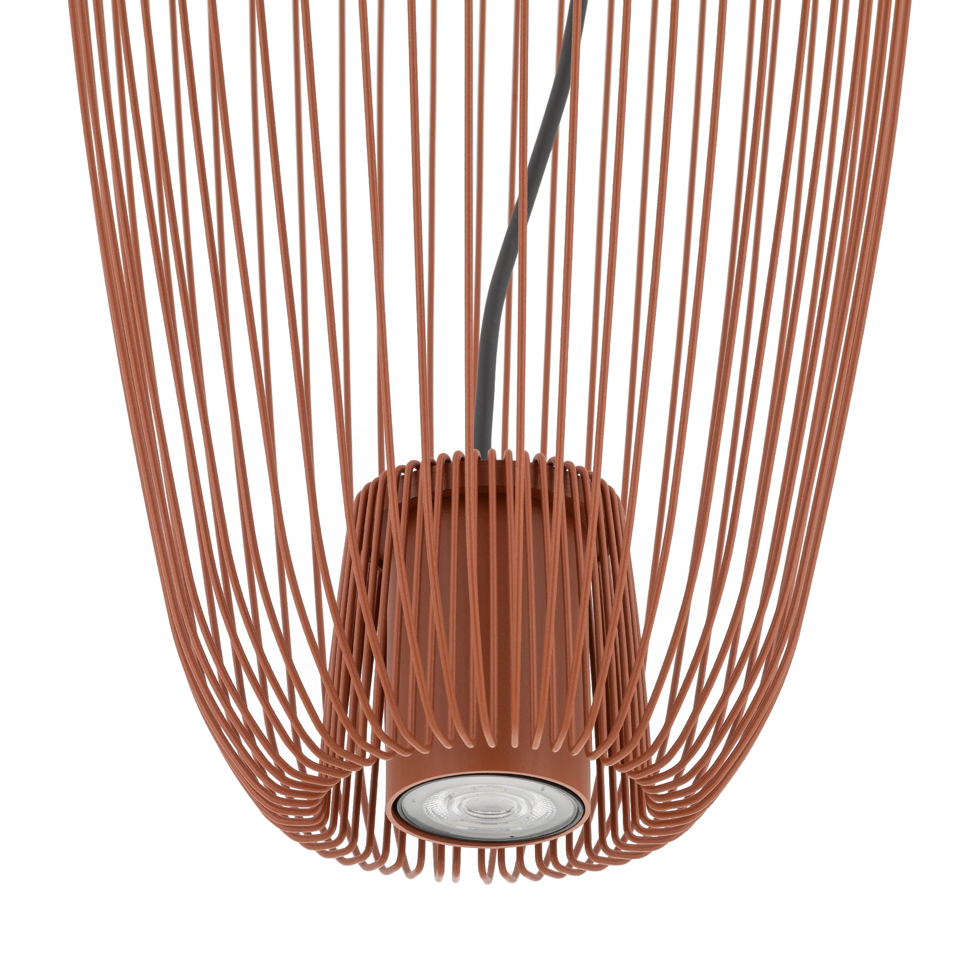 Nowodvorski Lampa wisząca PUMPKIN S 10W only LED 50/60Hz - Stal lakierowana - Terracotta