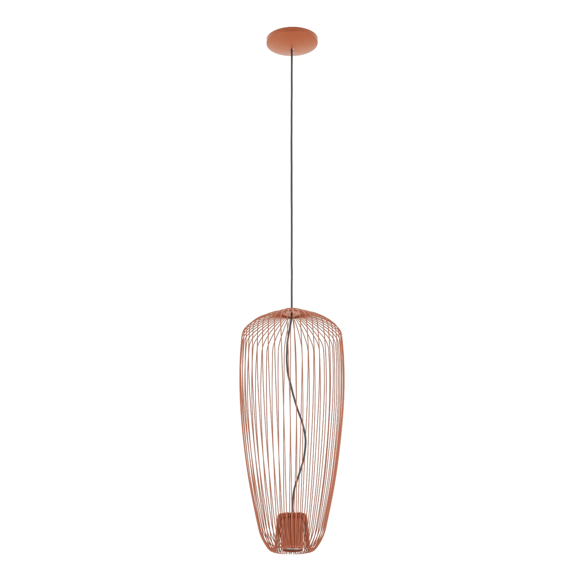 Nowodvorski Lampa wisząca PUMPKIN S 10W only LED 50/60Hz - Stal lakierowana - Terracotta