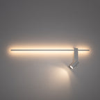 Nowodvorski Kinkiet regulowany z włącznikiem EASY LED RIGHT 1x10W only LED, 1x11W LED 50/60Hz - Aluminium - Biały