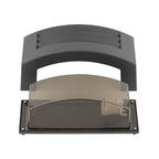 Nowodvorski Lampa ścienna natynkowa ORINOKO 10W only LED 50/60Hz IP44 - Aluminium lakierowane - Grafitowy