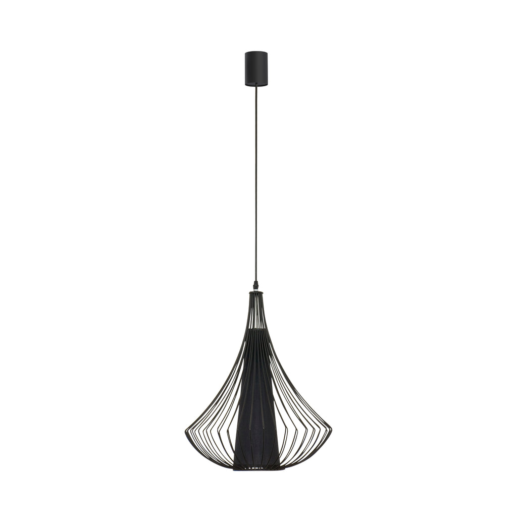 Nowodvorski Lampa wisząca KAREN 25W only LED 50/60Hz - Stal lakierowana - Czarny