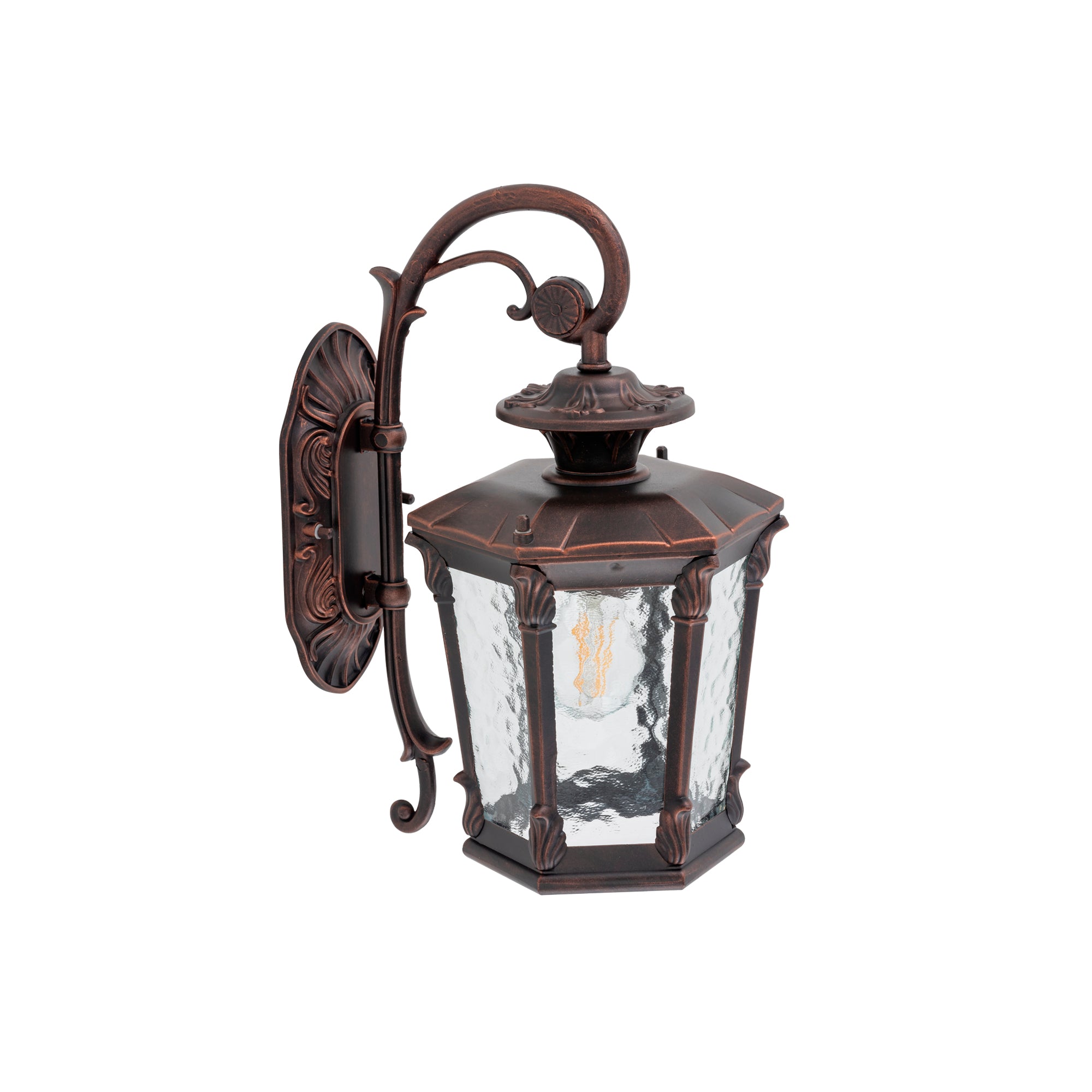 Nowodvorski Lampa ścienna natynkowa AMUR 25W only LED 50/60Hz IP23 - Aluminium lakierowane - Czarny patynowany miedzią