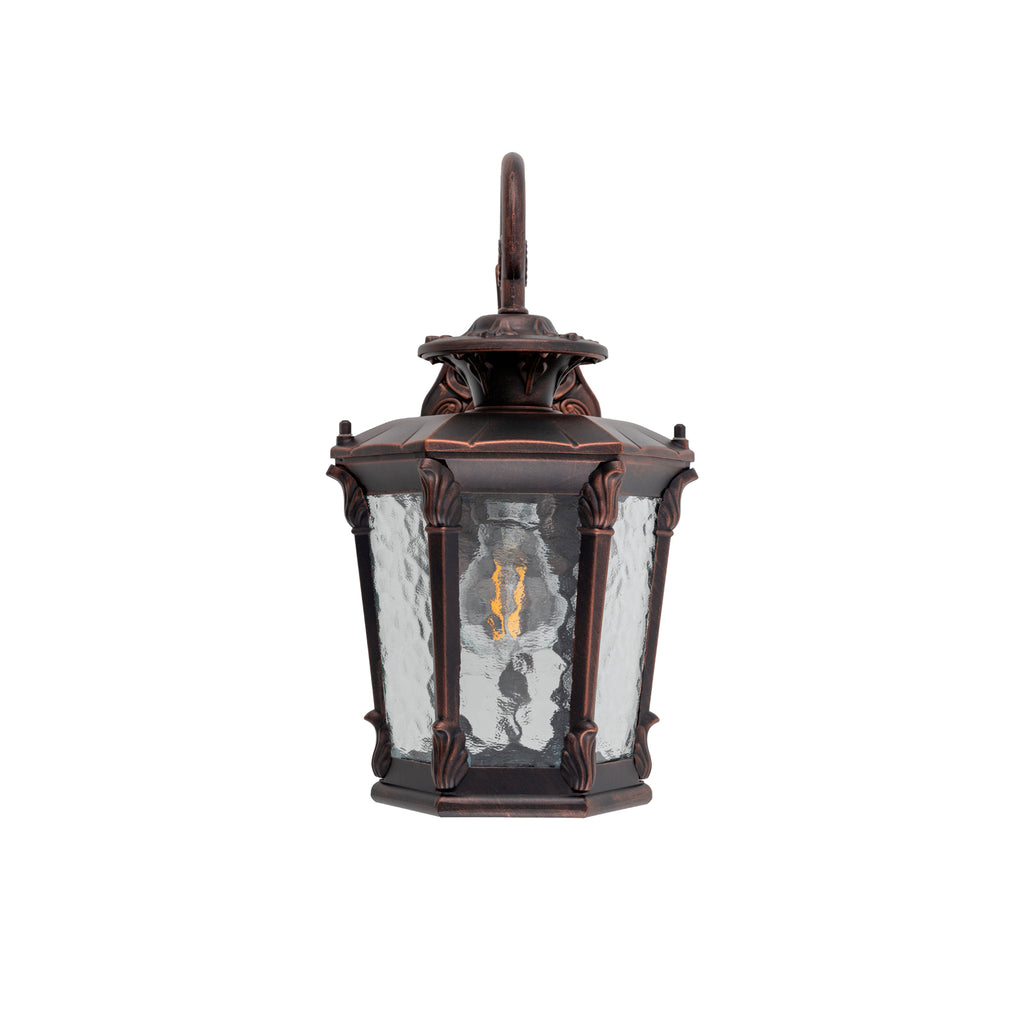 Nowodvorski Lampa ścienna natynkowa AMUR 25W only LED 50/60Hz IP23 - Aluminium lakierowane - Czarny patynowany miedzią