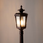 Nowodvorski Lampa stojąca AMUR 25W only LED 50/60Hz IP44 - Aluminium lakierowane - Czarny patynowany miedzią