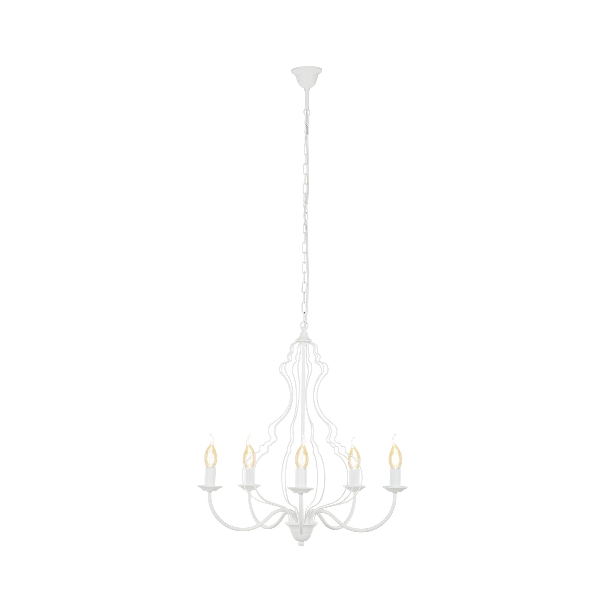 Nowodvorski Żyrandol MARGARET 10W only LED 50/60Hz - Stal lakierowana - Biały