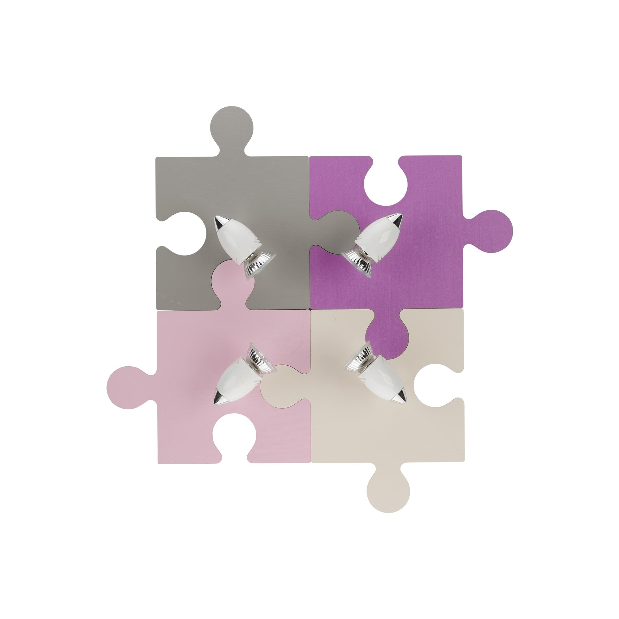 Nowodvorski Lampa przysufitowa PUZZLE 15W only LED 50/60Hz - Sklejka - Multikolor