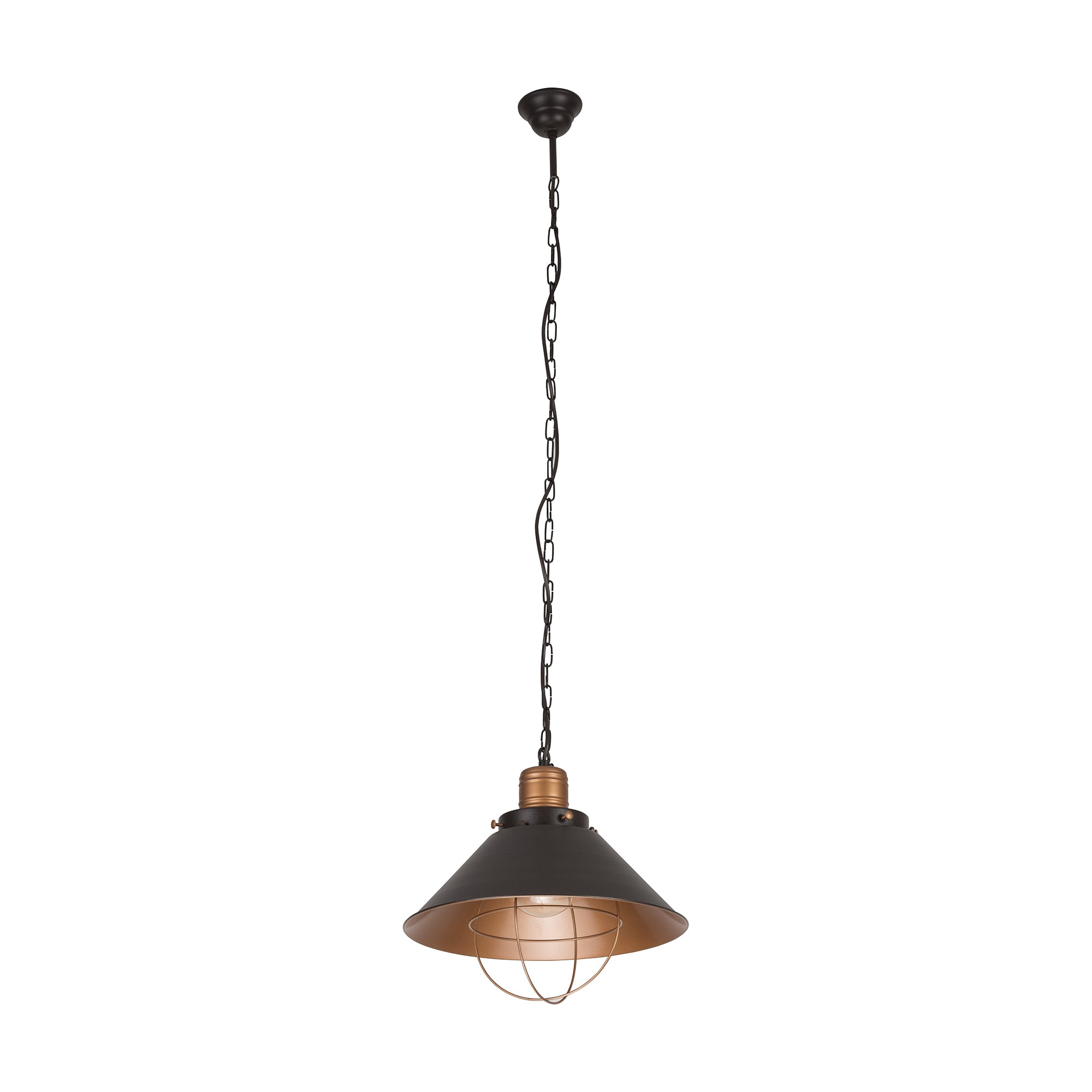 Nowodvorski Lampa wisząca GARRET S 25W only LED 50/60Hz - Stal lakierowana - Czekoladowy
