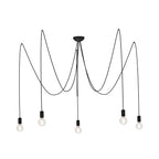 Nowodvorski Lampa wisząca SPIDER 25W only LED 50/60Hz - Przewód w oplocie - Czarny