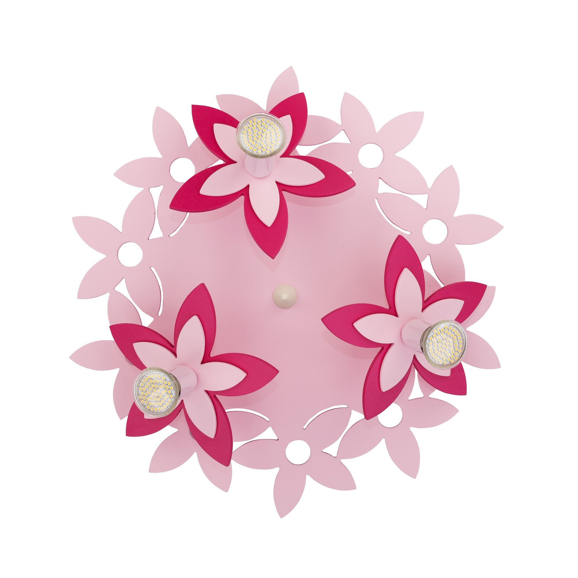 Nowodvorski Lampa przysufitowa FLOWERS 3x35W 50/60Hz - Sklejka - Multikolor