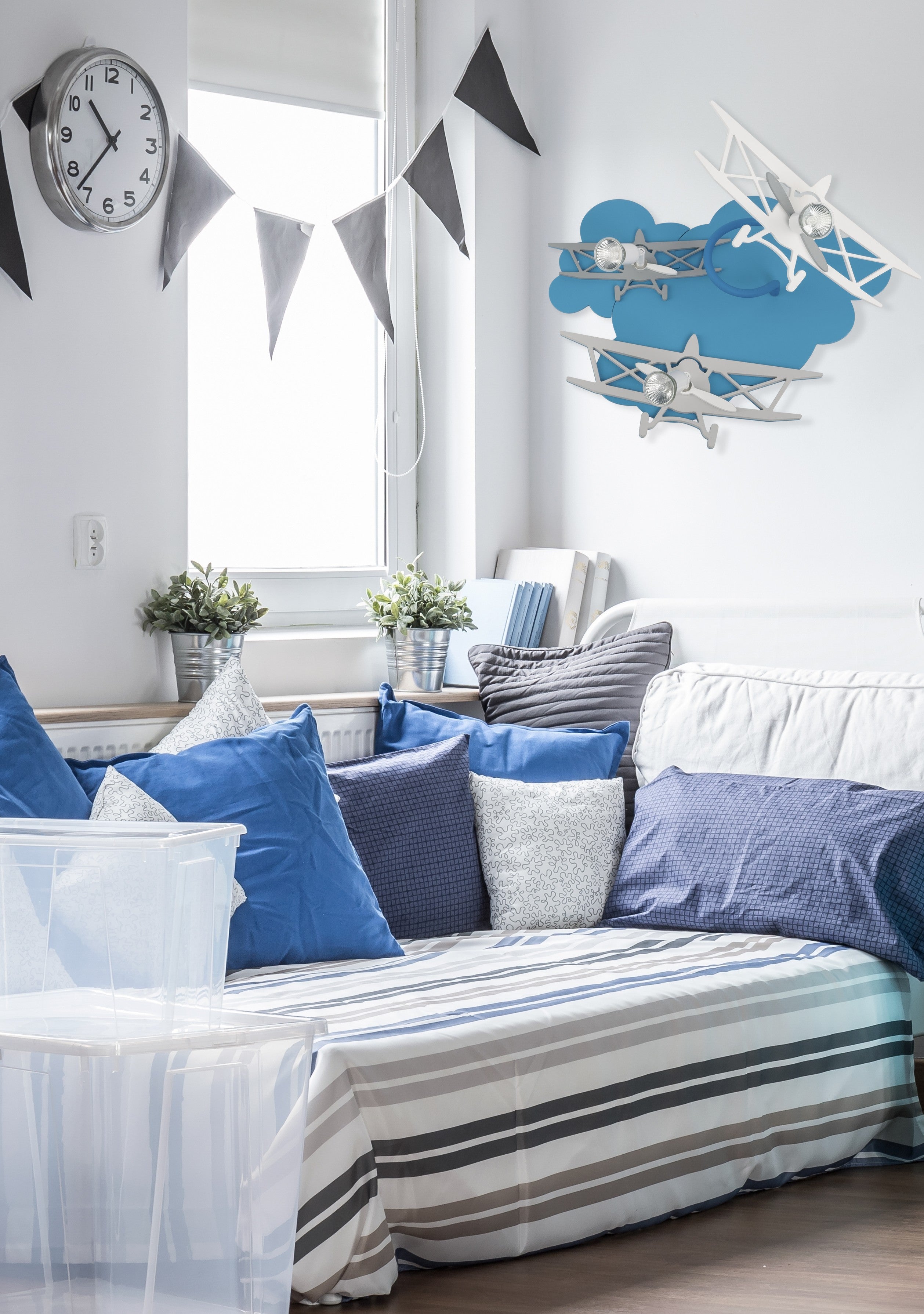 Nowodvorski Lampa przysufitowa PLANE 10W only LED 50/60Hz - Sklejka - Multikolor