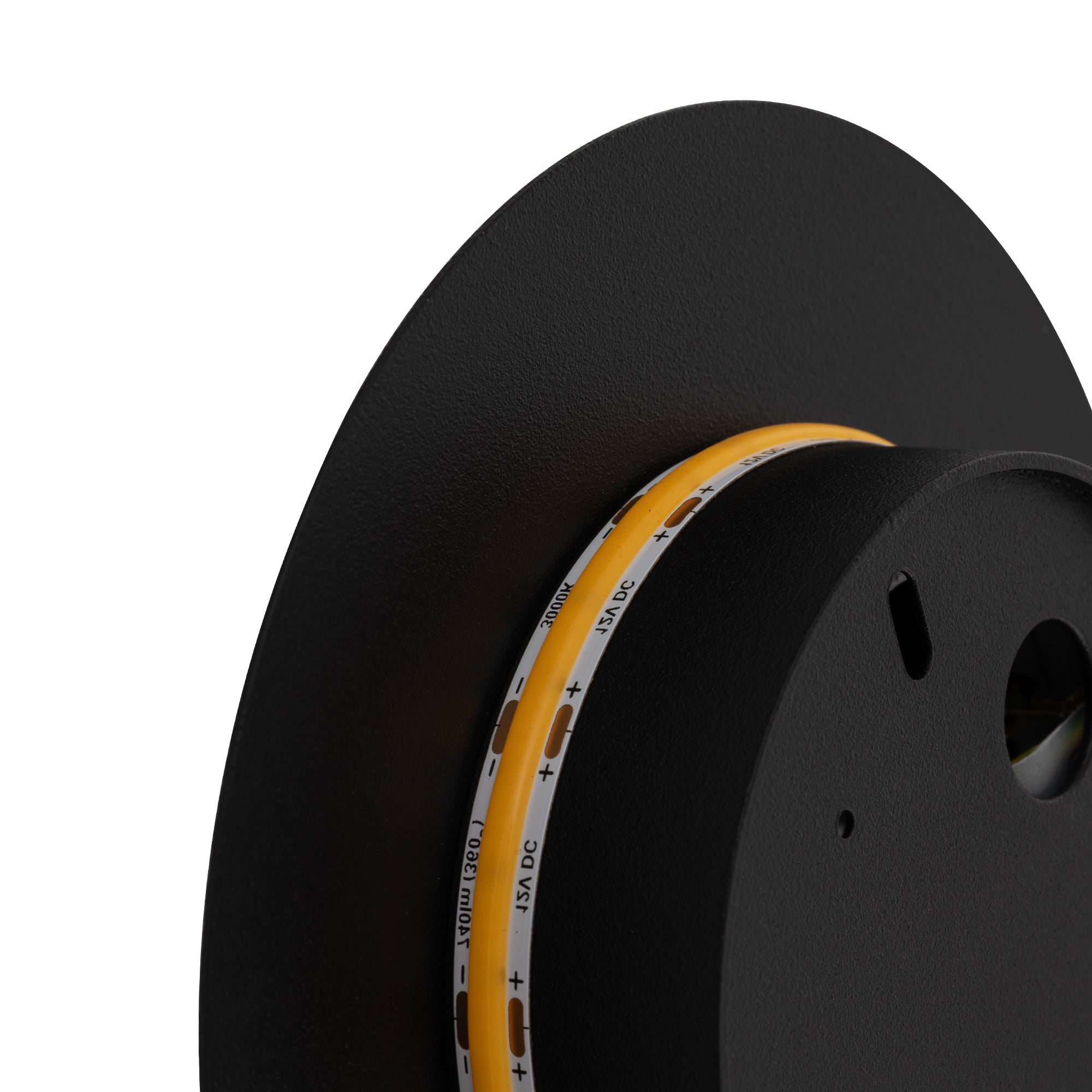 Nowodvorski Kinkiet RING LED S 7W 50/60Hz - Stal lakierowana - Czarny