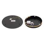 Nowodvorski Kinkiet RING LED M 10W 50/60Hz - Stal lakierowana - Czarny