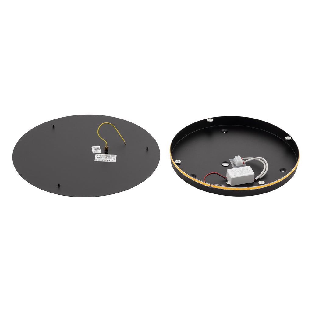 Nowodvorski Kinkiet RING LED L 13W 50/60Hz - Stal lakierowana - Czarny