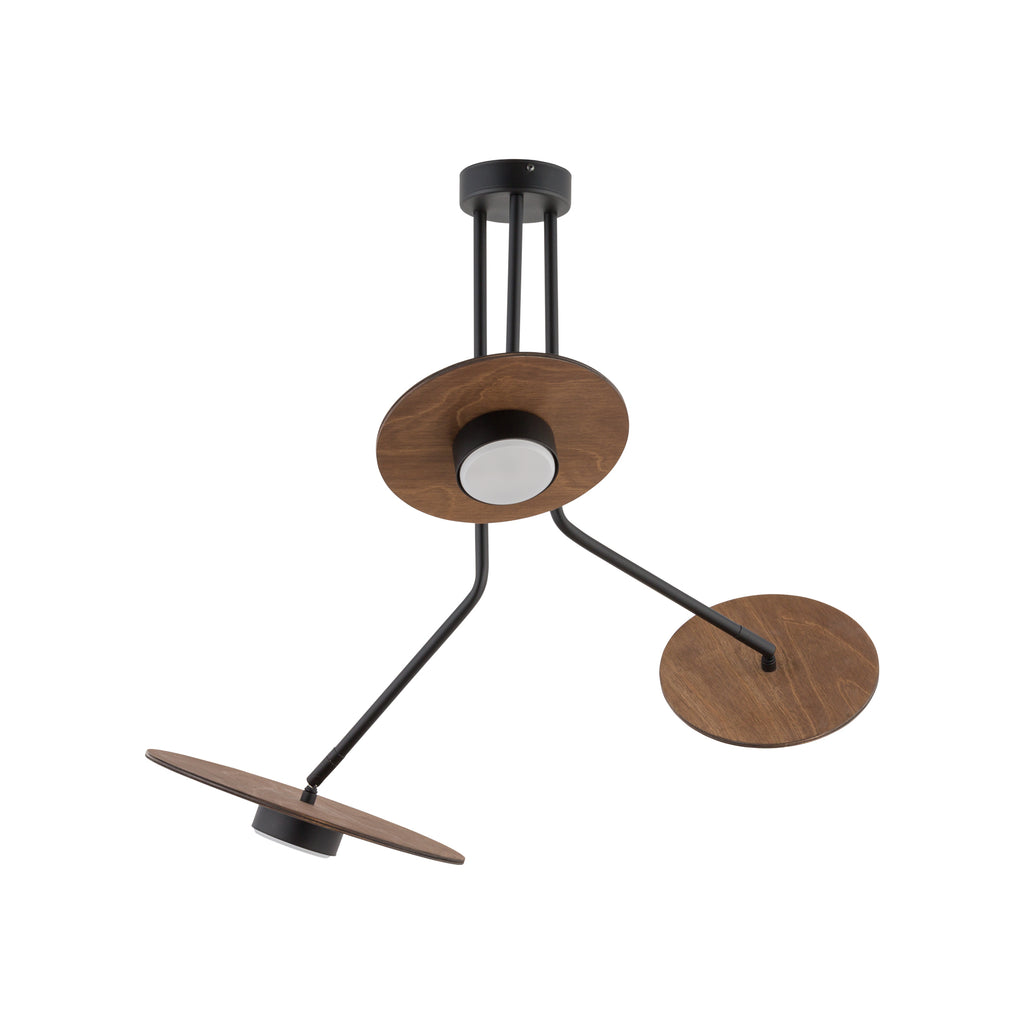 Nowodvorski Lampa przysufitowa DISK 12W only LED 50/60Hz - Stal lakierowana - Czarny