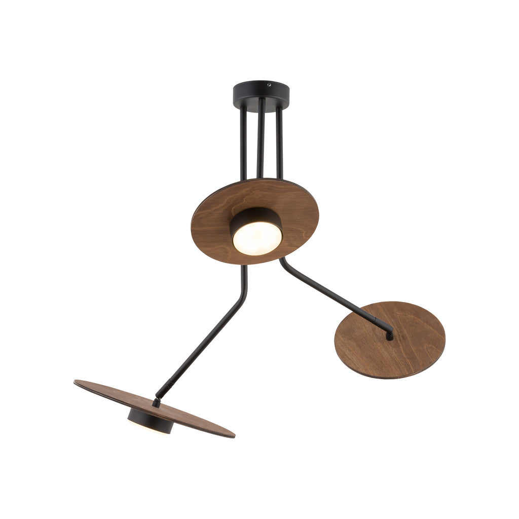 Nowodvorski Lampa przysufitowa DISK 12W only LED 50/60Hz - Stal lakierowana - Czarny