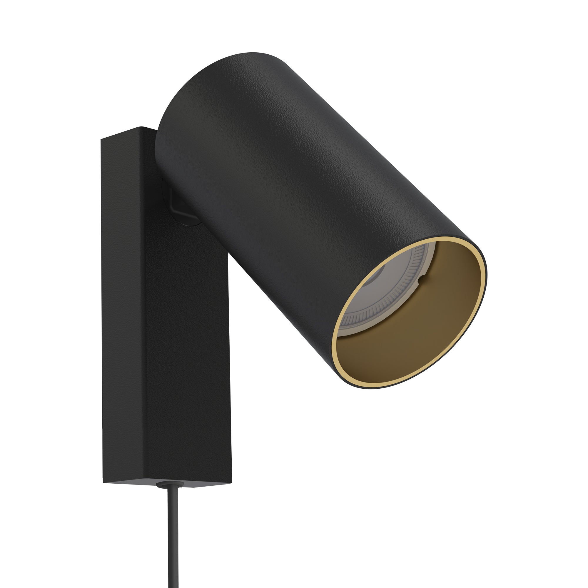 Nowodvorski Kinkiet regulowany z włącznikiem MONO 10W only LED 50/60Hz - Stal lakierowana - Czarny