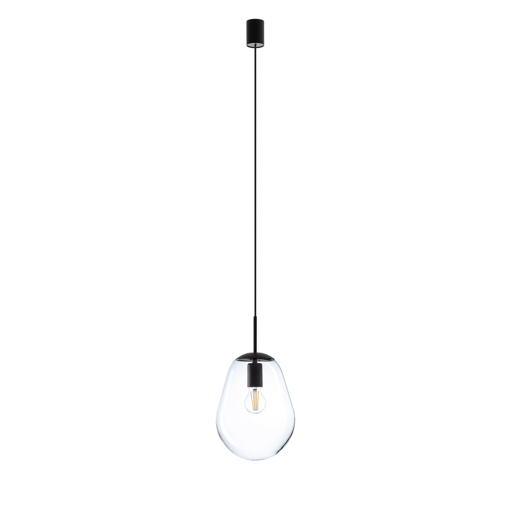 Nowodvorski Lampa wisząca PEAR S 25W only LED 50/60Hz - Szkło - Transparentny