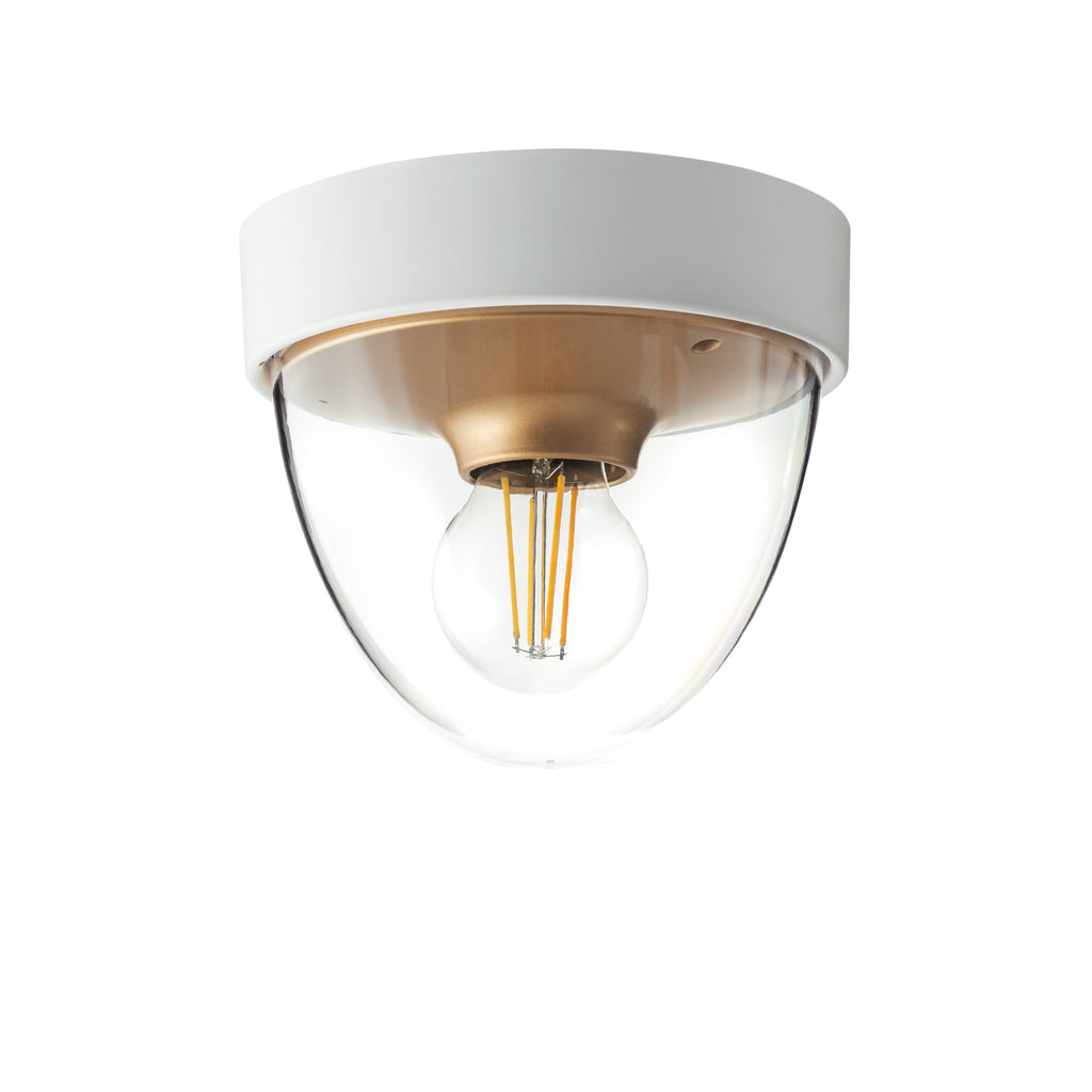 Nowodvorski Plafon NOOK 1x10W only LED 50/60Hz IP44 - Tworzywo sztuczne ABS - Złoty