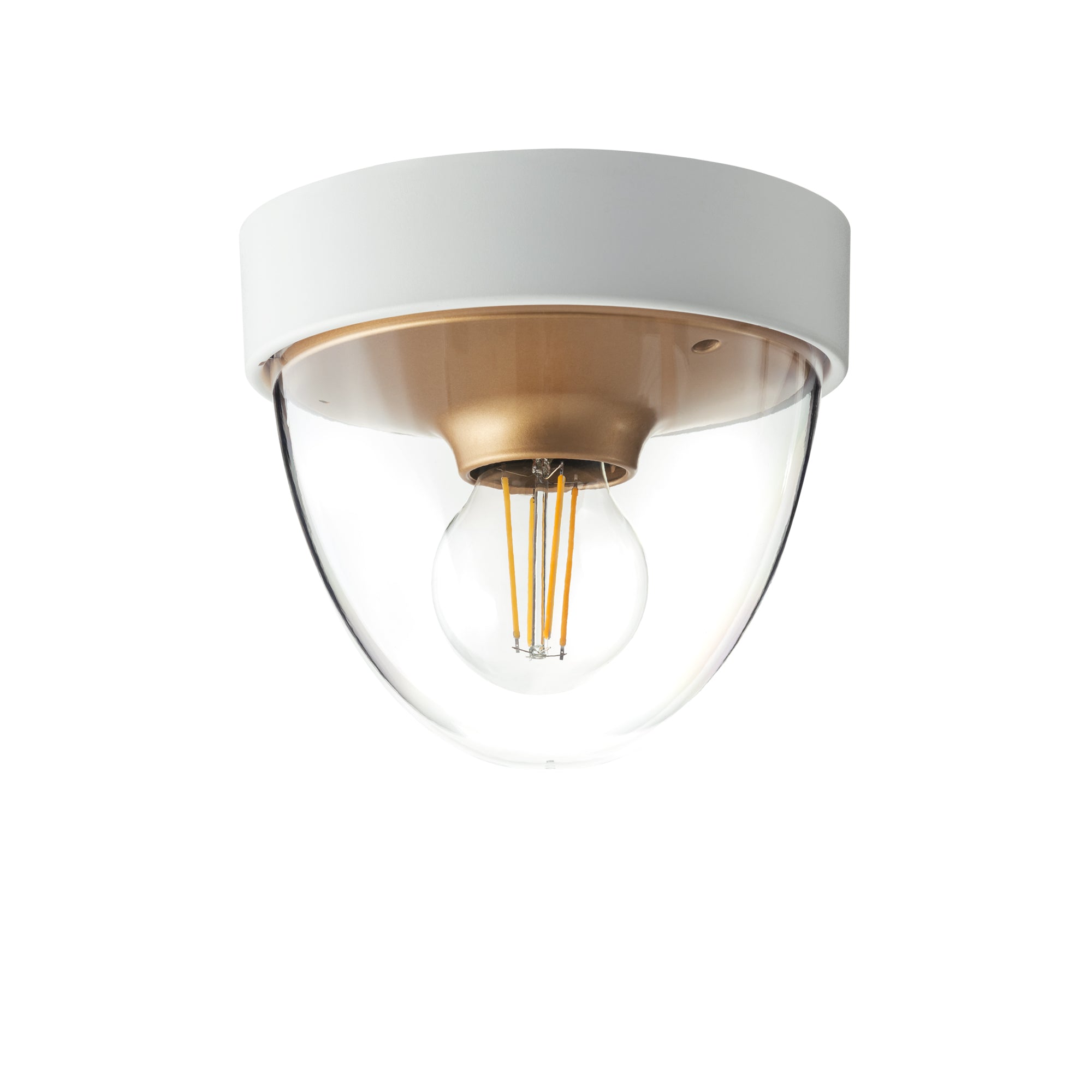 Nowodvorski Plafon NOOK 1x10W only LED 50/60Hz IP44 - Tworzywo sztuczne ABS - Złoty