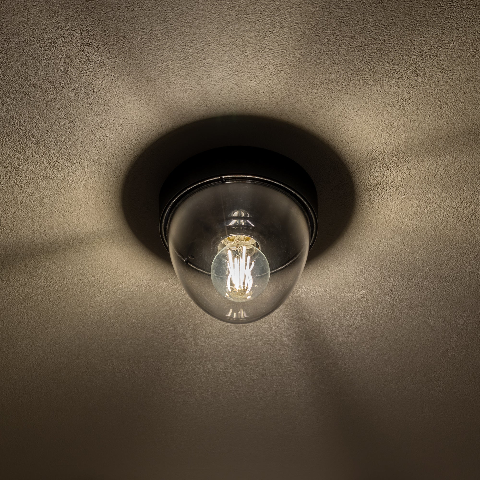 Nowodvorski Plafon NOOK SENSOR 10W only LED 50/60Hz IP44 - Tworzywo sztuczne ABS - Czarny