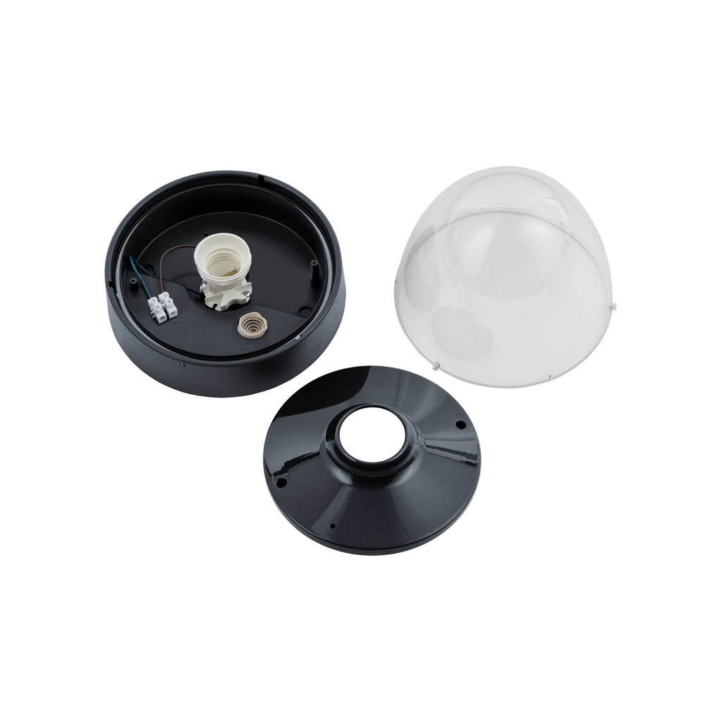 Nowodvorski Plafon NOOK 10W only LED 50/60Hz IP44 - Tworzywo sztuczne ABS - Czarny