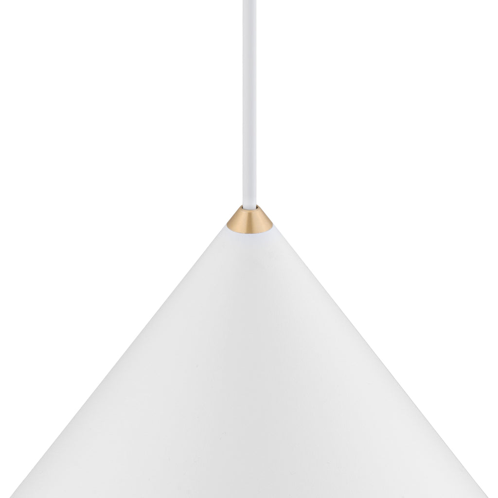 Nowodvorski Lampa wisząca ZENITH M 20W only LED 50/60Hz - Stal lakierowana - Biały