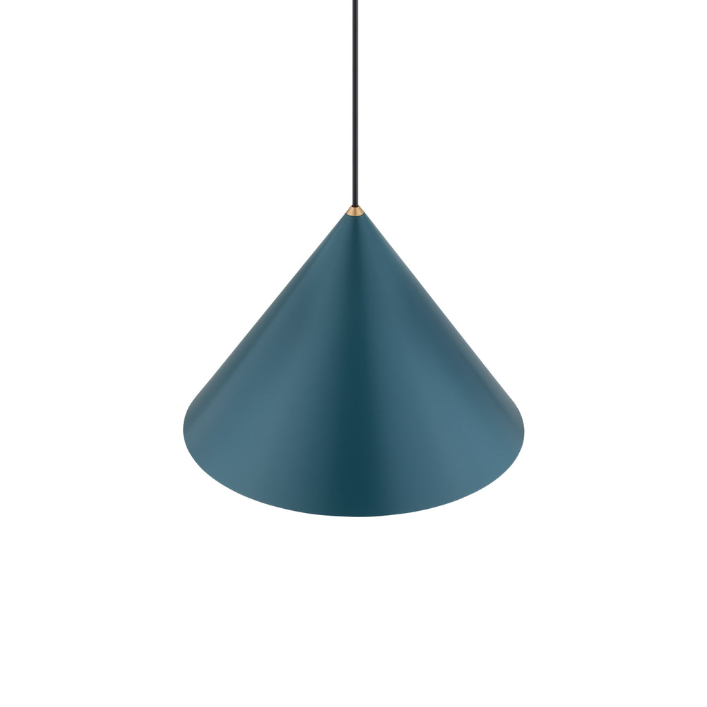 Nowodvorski Lampa wisząca ZENITH M 20W only LED 50/60Hz - Stal lakierowana - Zielony