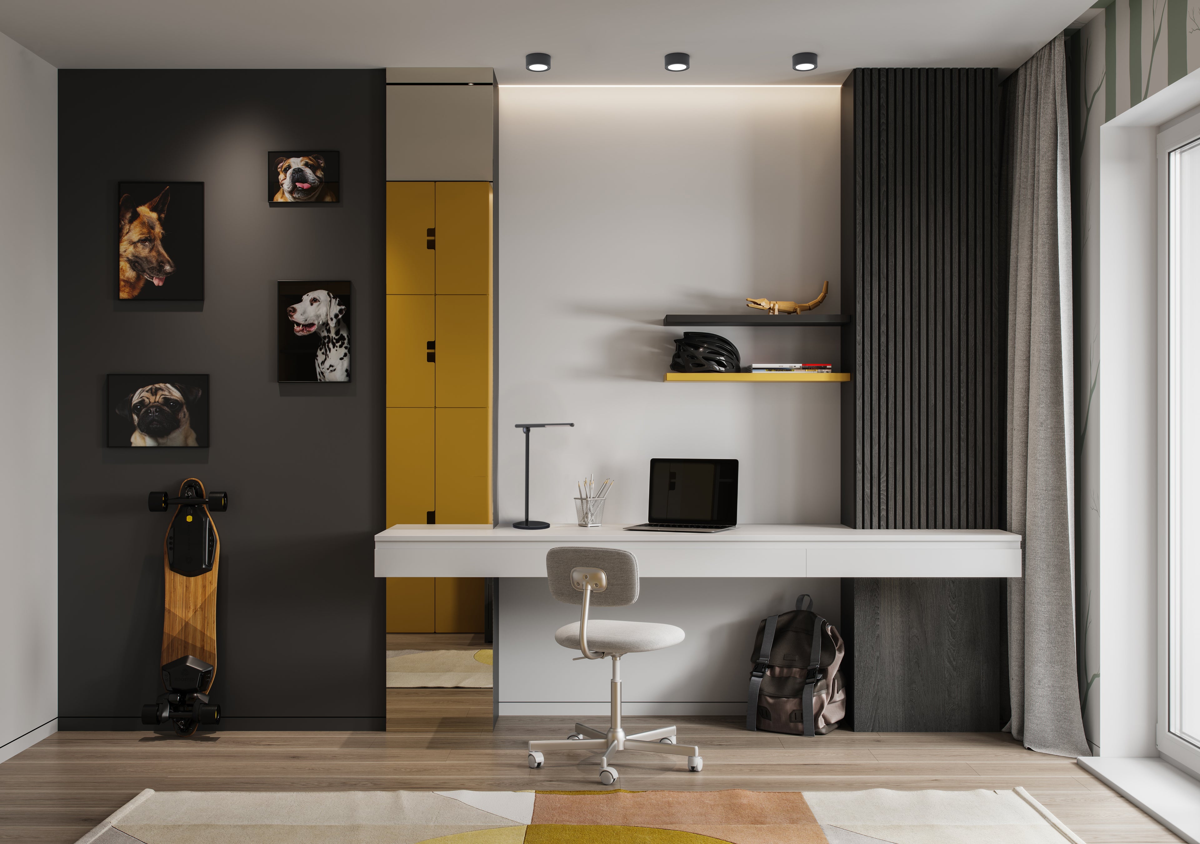 Nowodvorski Lampa downlights natynkowa FLEA 12W only LED 50/60Hz - Stal lakierowana - Czarny