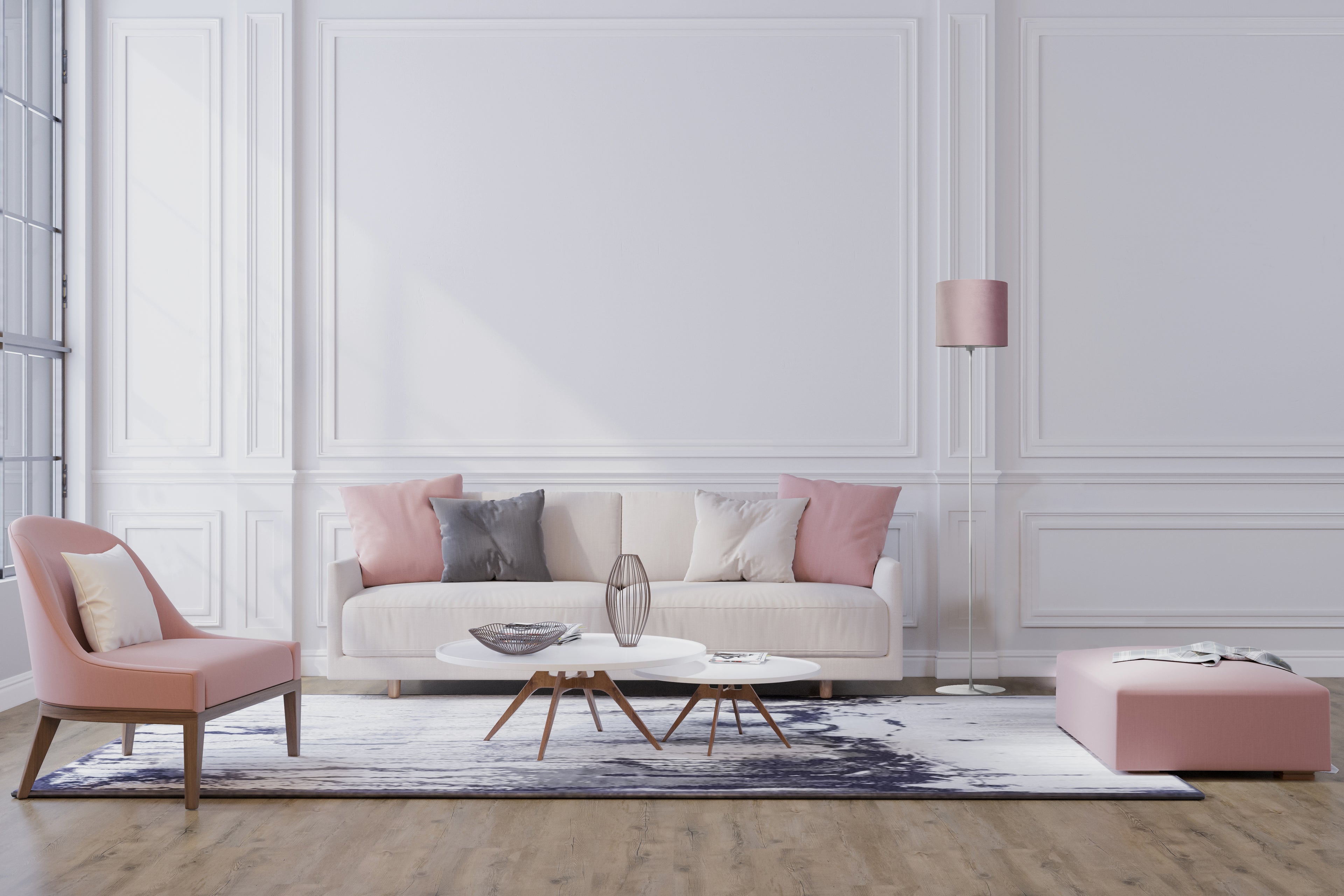 Nowodvorski Lampa podłogowa do kompletacji PETIT A - Aksamit - Różowy