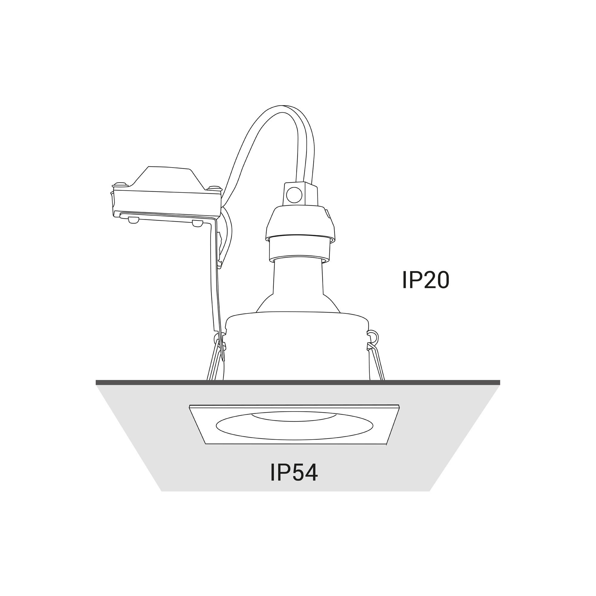 Nowodvorski Lampa downlights podtynkowa DELTA 15W only LED 50/60Hz - Aluminium lakierowane - Biały